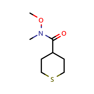 N-methoxy-N-methylthiane-4-carboxamide