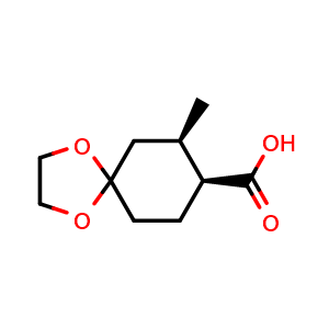 (7R,8S)-rel-7-methyl-1,4-dioxaspiro[4.5]decane-8-carboxylic acid