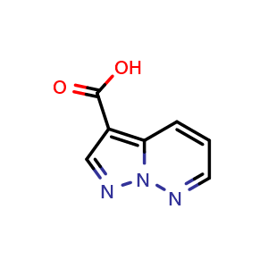 Chemical structure of pyrazolo[1,5-b]pyridazine-3-carboxylic acid , CAS 88561-91-5, AChemBlock S73395