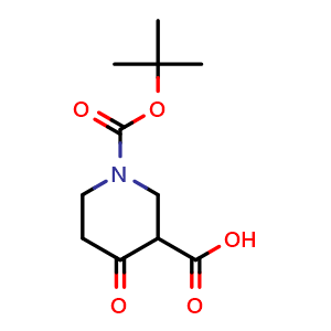 1-[(tert-butoxy)carbonyl]-4-oxopiperidine-3-carboxylic acid