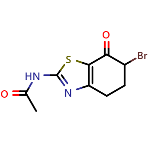 N-(6-bromo-7-oxo-4,5,6,7-tetrahydro-1,3-benzothiazol-2-yl)acetamide
