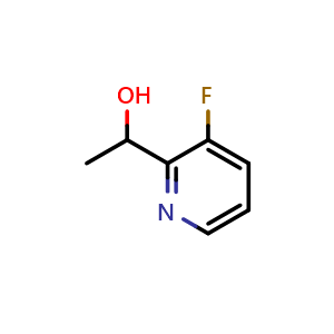Chemical structure of 1-(3-fluoro-2-pyridyl)ethanol , CAS 87674-14-4, AChemBlock S73557