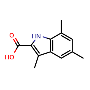 3,5,7-trimethyl-1H-indole-2-carboxylic acid
