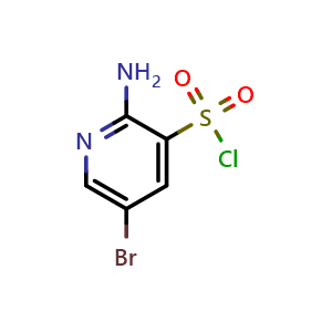 2-amino-5-bromopyridine-3-sulfonyl chloride