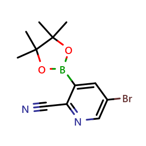 5-bromo-3-(4,4,5,5-tetramethyl-1,3,2-dioxaborolan-2-yl)picolinonitrile