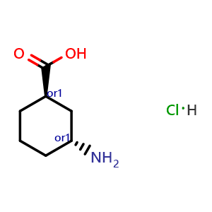 trans-3-aminocyclohexane-1-carboxylic acid hydrochloride