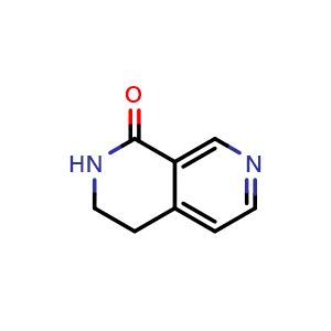 Chemical structure of 1,2,3,4-tetrahydro-2,7-naphthyridin-1-one , CAS 858120-58-8, AChemBlock S73743