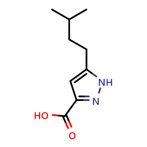 5-(3-methylbutyl)-1H-pyrazole-3-carboxylic acid