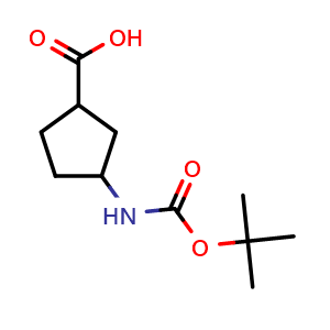 3-{[(tert-butoxy)carbonyl]amino}cyclopentane-1-carboxylic acid