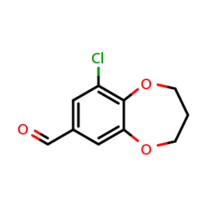 9-chloro-3,4-dihydro-2H-1,5-benzodioxepine-7-carbaldehyde