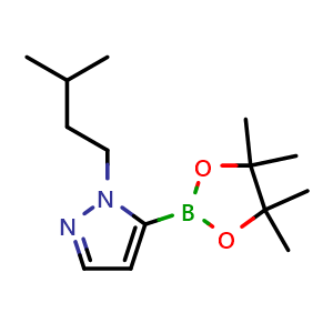 1-isopentyl-5-(4,4,5,5-tetramethyl-1,3,2-dioxaborolan-2-yl)-1H-pyrazole
