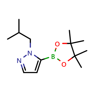 1-(2-methylpropyl)-5-(4,4,5,5-tetramethyl-1,3,2-dioxaborolan-2-yl)-1H-pyrazole