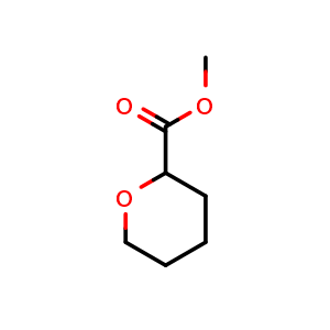 Chemical structure of methyl oxane-2-carboxylate , CAS 84355-44-2, AChemBlock S73885