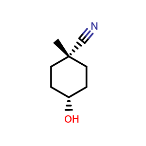 (1s,4s)-4-hydroxy-1-methylcyclohexane-1-carbonitrile