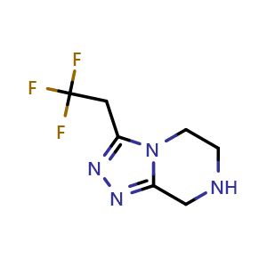 3-(2,2,2-trifluoroethyl)-5H,6H,7H,8H-[1,2,4]triazolo[4,3-a]pyrazine