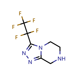 3-(pentafluoroethyl)-5H,6H,7H,8H-[1,2,4]triazolo[4,3-a]pyrazine