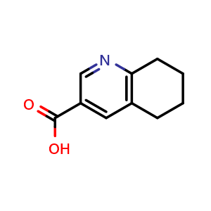 Chemical structure of 5,6,7,8-tetrahydroquinoline-3-carboxylic acid , CAS 82345-76-4, AChemBlock S73947