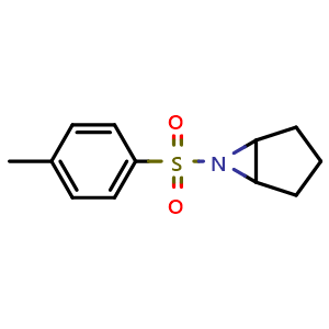 Chemical structure of 6-(4-methylbenzenesulfonyl)-6-azabicyclo[3.1.0]hexane , CAS 81097-48-5, AChemBlock S73991