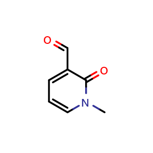 Chemical structure of 1-Methyl-2-oxo-1,2-dihydropyridine-3-carbaldehyde , CAS 79138-28-6, AChemBlock S74055