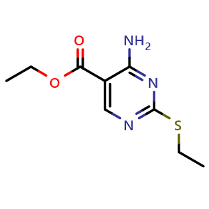ethyl 4-amino-2-(ethylsulfanyl)pyrimidine-5-carboxylate