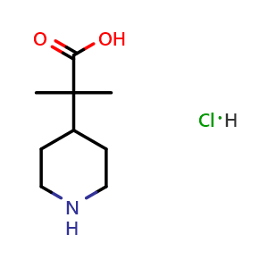 2-methyl-2-(piperidin-4-yl)propanoic acid hydrochloride