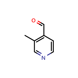 Chemical structure of 3-methylpyridine-4-carbaldehyde , CAS 74663-96-0, AChemBlock S74259