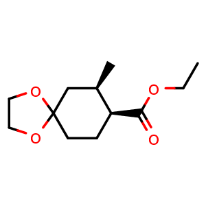 ethyl (7R,8S)-rel-7-methyl-1,4-dioxaspiro[4.5]decane-8-carboxylate