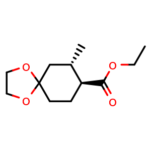 ethyl (7S,8S)-rel-7-methyl-1,4-dioxaspiro[4.5]decane-8-carboxylate