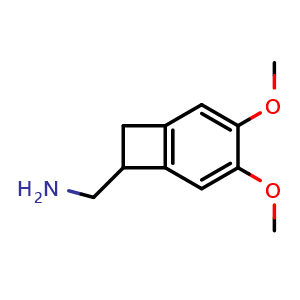 {3,4-dimethoxybicyclo[4.2.0]octa-1(6),2,4-trien-7-yl}methanamine