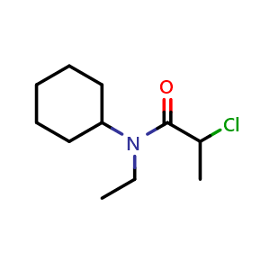 2-chloro-N-cyclohexyl-N-ethylpropanamide