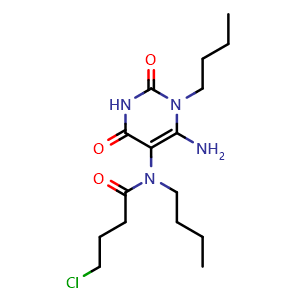 N-(6-amino-1-butyl-2,4-dioxo-1,2,3,4-tetrahydropyrimidin-5-yl)-N-butyl-4-chlorobutanamide