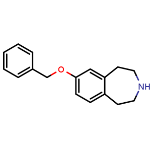 7-(benzyloxy)-2,3,4,5-tetrahydro-1H-3-benzazepine