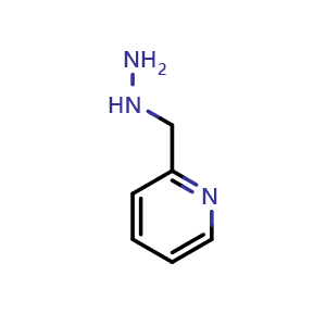 Chemical structure of 2-(hydrazinylmethyl)pyridine , CAS 7112-37-0, AChemBlock S74423