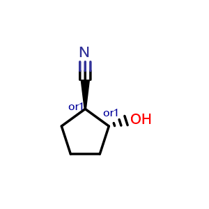 trans-2-hydroxycyclopentane-1-carbonitrile