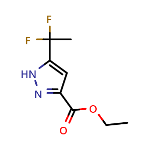 ethyl 5-(1,1-difluoroethyl)-1H-pyrazole-3-carboxylate