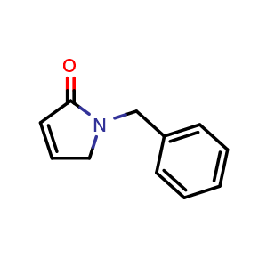 Chemical structure of 1-benzyl-2,5-dihydro-1H-pyrrol-2-one , CAS 64330-46-7, AChemBlock S74684