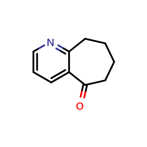 Chemical structure of 6,7,8,9-tetrahydrocyclohepta[b]pyridin-5-one , CAS 63031-32-3, AChemBlock S74737