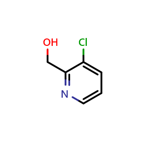 Chemical structure of (3-chloropyridin-2-yl)methanol , CAS 60588-81-0, AChemBlock S74845