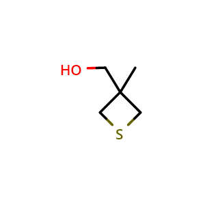 Chemical structure of (3-Methylthietan-3-yl)methanol , CAS 57523-13-4, AChemBlock S74984