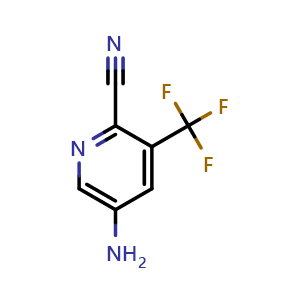 5-amino-3-(trifluoromethyl)pyridine-2-carbonitrile