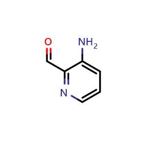 Chemical structure of 3-aminopyridine-2-carbaldehyde , CAS 55234-58-7, AChemBlock S75094