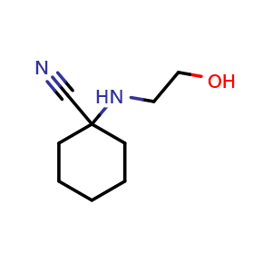 1-[(2-hydroxyethyl)amino]cyclohexane-1-carbonitrile