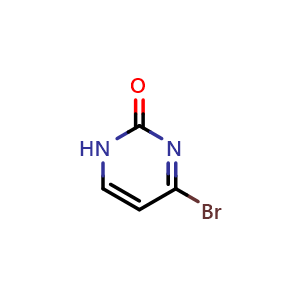 Chemical structure of 4-bromo-1H-pyrimidin-2-one , CAS 548767-83-5, AChemBlock S75112