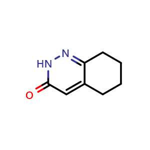 Chemical structure of 2,3,5,6,7,8-hexahydrocinnolin-3-one , CAS 5468-36-0, AChemBlock S75116