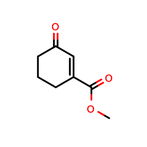 Chemical structure of methyl 3-oxocyclohexene-1-carboxylate , CAS 54396-74-6, AChemBlock S75138