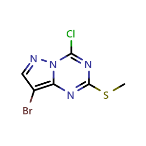 8-bromo-4-chloro-2-(methylsulfanyl)pyrazolo[1,5-a][1,3,5]triazine