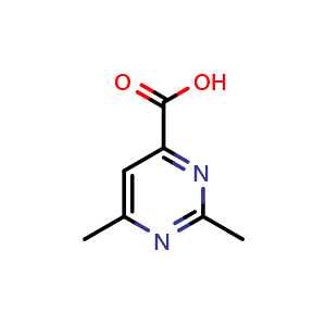 Chemical structure of 2,6-dimethylpyrimidine-4-carboxylic acid , CAS 54198-74-2, AChemBlock S75148