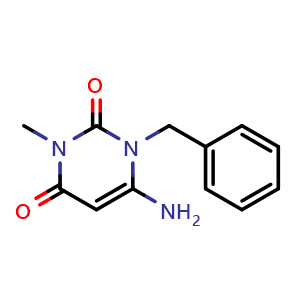 6-amino-1-benzyl-3-methyl-1,2,3,4-tetrahydropyrimidine-2,4-dione