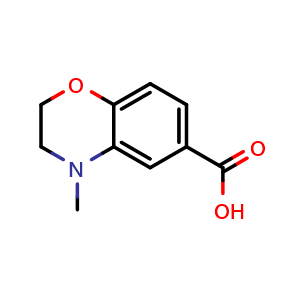 4-methyl-3,4-dihydro-2H-1,4-benzoxazine-6-carboxylic acid