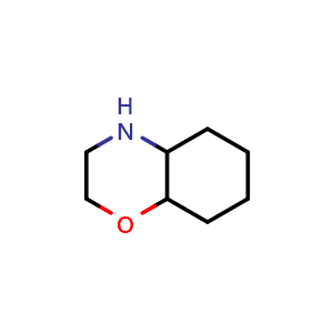 Chemical structure of octahydro-2H-1,4-benzoxazine , CAS 52769-11-6, AChemBlock S75219